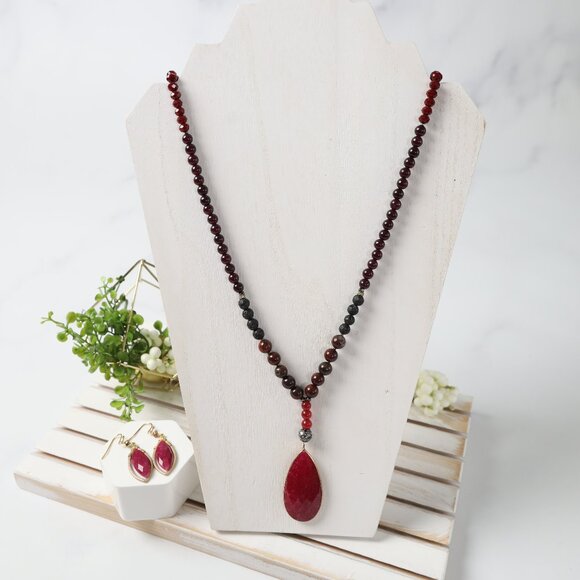 Nakamol Jewelry Necklace and Earring Set - NEW - Picture 1 of 4